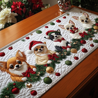 Jolly Chihuahua Quilted Table Runner GFTOTP13409