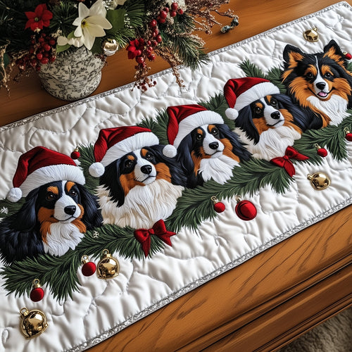 Jolly Australian Stepherd Quilted Table Runner GFTOTP13412