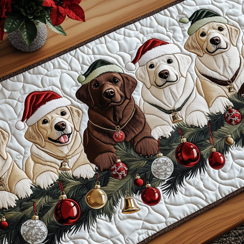 Jolly Labrador Quilted Table Runner GFTOTP13418