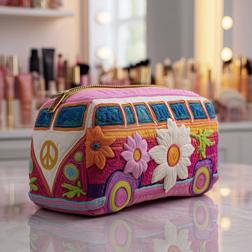 Hippie Van Quilted Makeup Bag GFTOTP13437