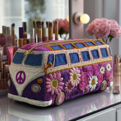Hippie Van Quilted Makeup Bag GFTOTP13438
