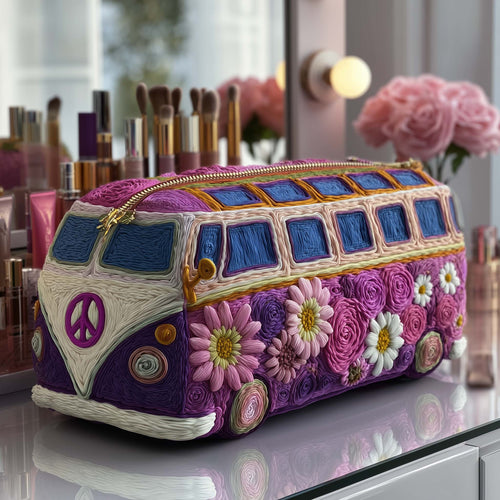 Hippie Van Quilted Makeup Bag GFTOTP13438