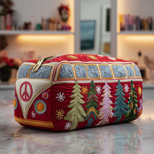Christmas Van Quilted Makeup Bag GFTOTP13439