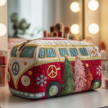 Christmas Van Quilted Makeup Bag GFTOTP13440