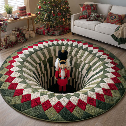 Playful Holiday Guardian Quilted Round Mat GFTOTP13445