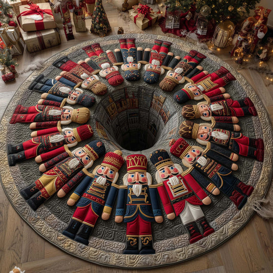 Playful Holiday Guardian Quilted Round Mat GFTOTP13447