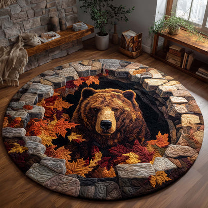Mystic Bear Quilted Round Mat GFTOTP13451