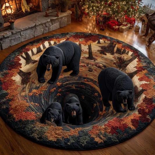 Mystic Bear Quilted Round Mat GFTOTP13453