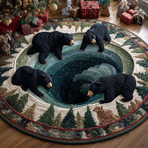 Mystic Bear Quilted Round Mat GFTOTP13454