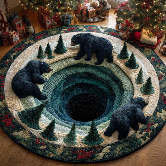 Mystic Bear Quilted Round Mat GFTOTP13455