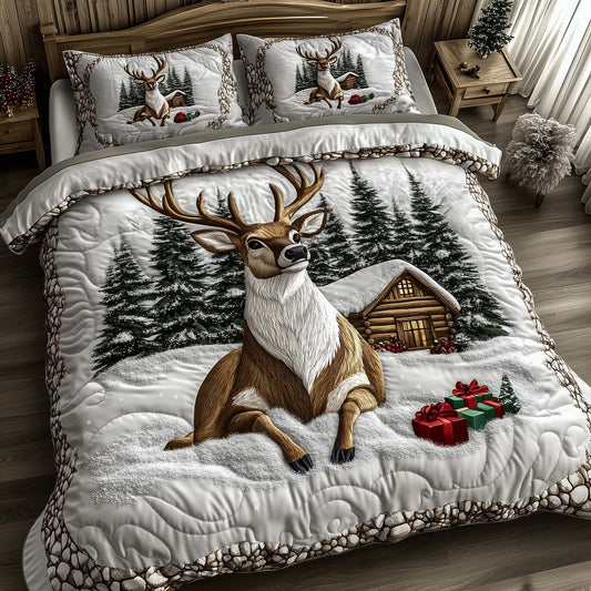 Holly Antlers Duvet Cover Set GFTOTP13457
