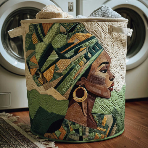 Golden Glow Quilted Laundry Basket GFTOTP13499