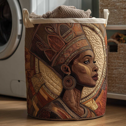 Golden Glow Quilted Laundry Basket GFTOTP13500
