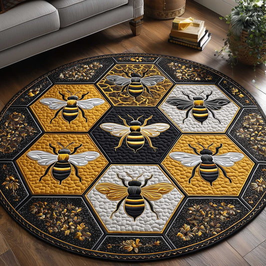 Sweet Worker Quilted Round Mat GFTOTP13537