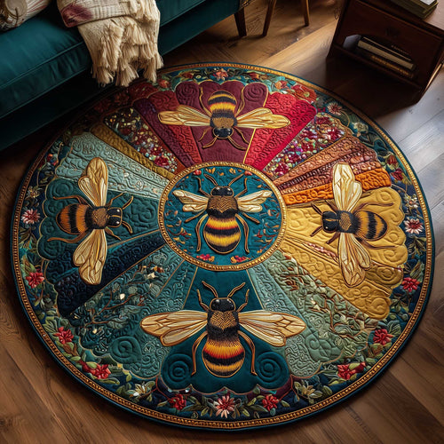 Sweet Worker Quilted Round Mat GFTOTP13538