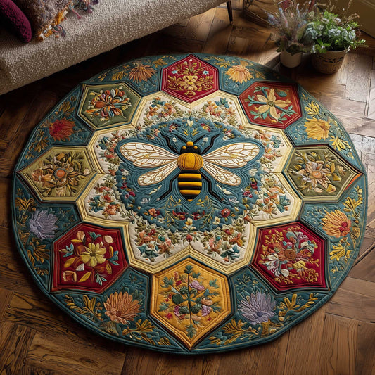 Sweet Worker Quilted Round Mat GFTOTP13539