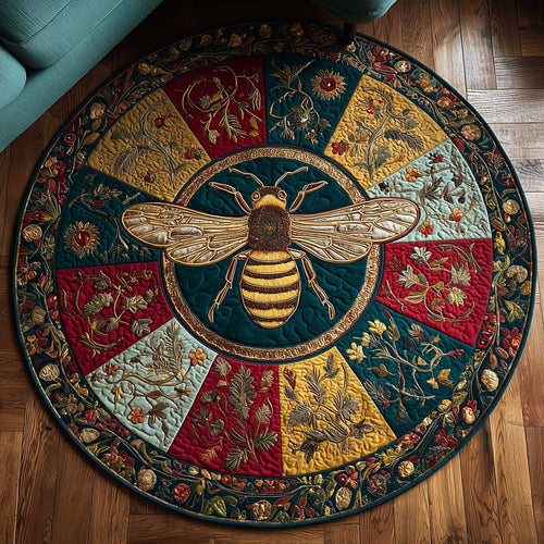 Sweet Worker Quilted Round Mat GFTOTP13541