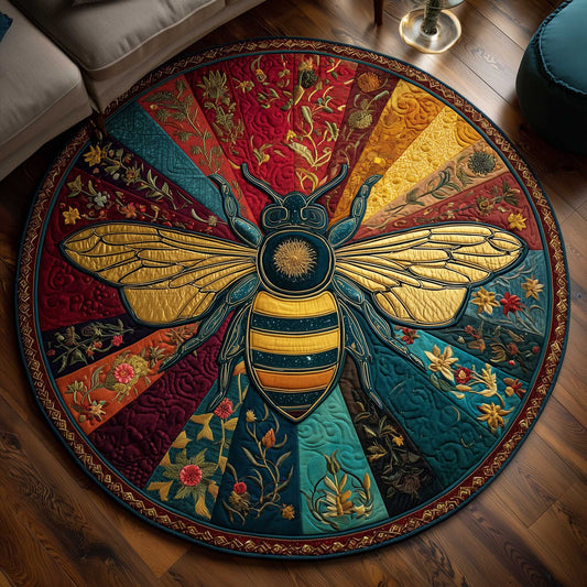 Sweet Worker Quilted Round Mat GFTOTP13542