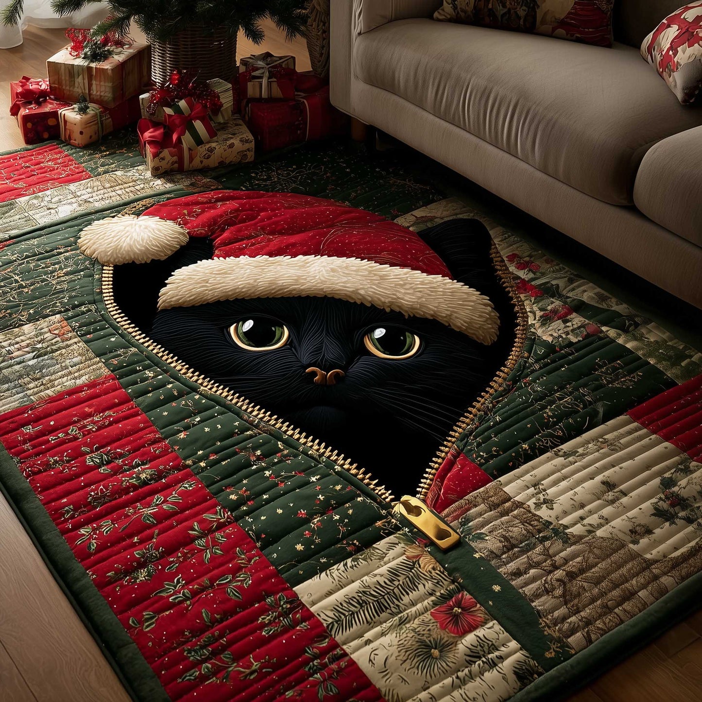 Christmas Cat Area Rug GFTOTP13547