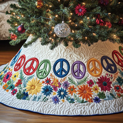 Groovy Holiday Quilted Tree Skirt GFTOTP13587