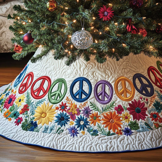Groovy Holiday Quilted Tree Skirt GFTOTP13587