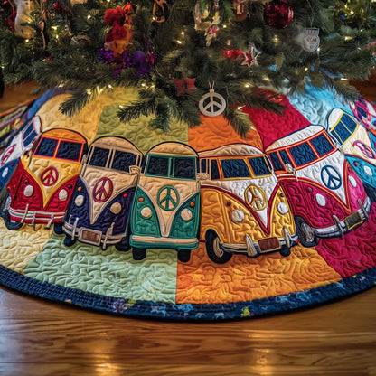 Groovy Holiday Quilted Tree Skirt GFTOTP13591