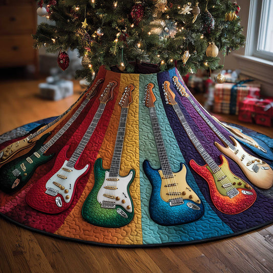 Heavy Metal Quilted Tree Skirt GFTOTP13592