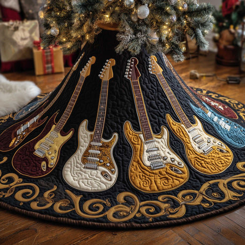 Heavy Metal Quilted Tree Skirt GFTOTP13593