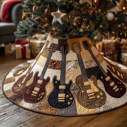 Heavy Metal Quilted Tree Skirt GFTOTP13595