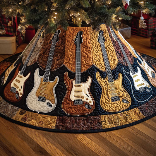 Heavy Metal Quilted Tree Skirt GFTOTP13596