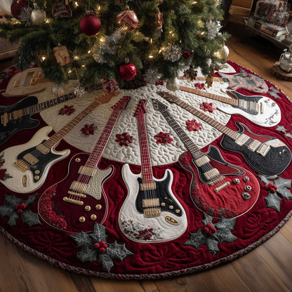 Heavy Metal Quilted Tree Skirt GFTOTP13597