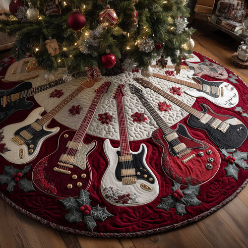 Heavy Metal Quilted Tree Skirt GFTOTP13597