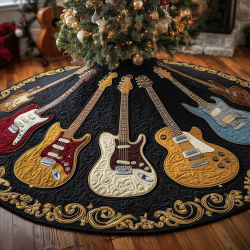 Rock 'n' Roll Quilted Tree Skirt GFTOTP13603
