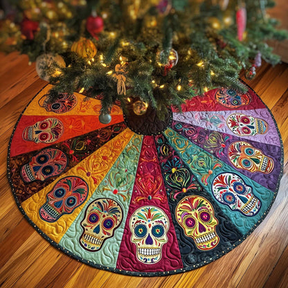 Día de Muertos Quilted Tree Skirt GFTOTP13607