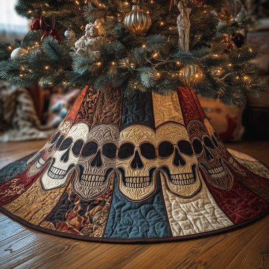 Mystic Skull Quilted Tree Skirt GFTOTP13610