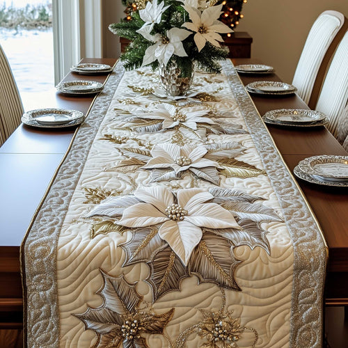 Holiday Petal Quilted Table Runner GFTOTP13644