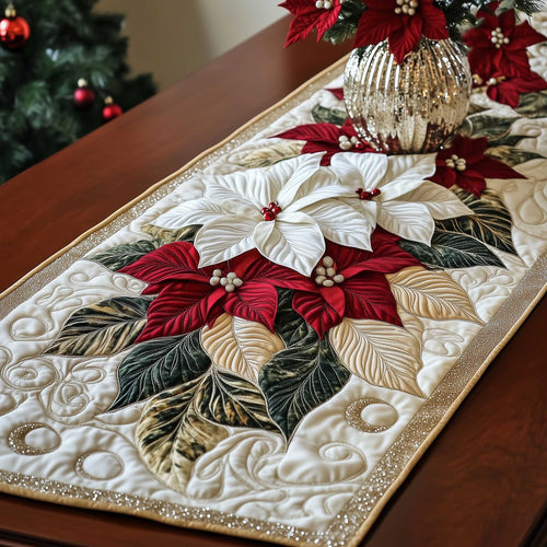 Holiday Petal Quilted Table Runner GFTOTP13645