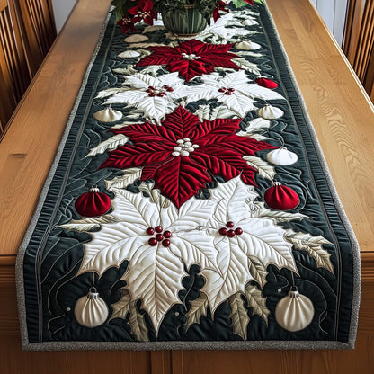 Holiday Petal Quilted Table Runner GFTOTP13648