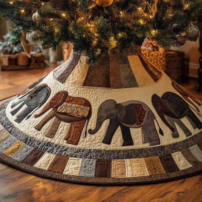 Safari Holiday Quilted Tree Skirt GFTOTP13650