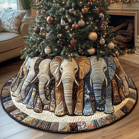 Safari Holiday Quilted Tree Skirt GFTOTP13652