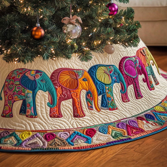 Safari Holiday Quilted Tree Skirt GFTOTP13654