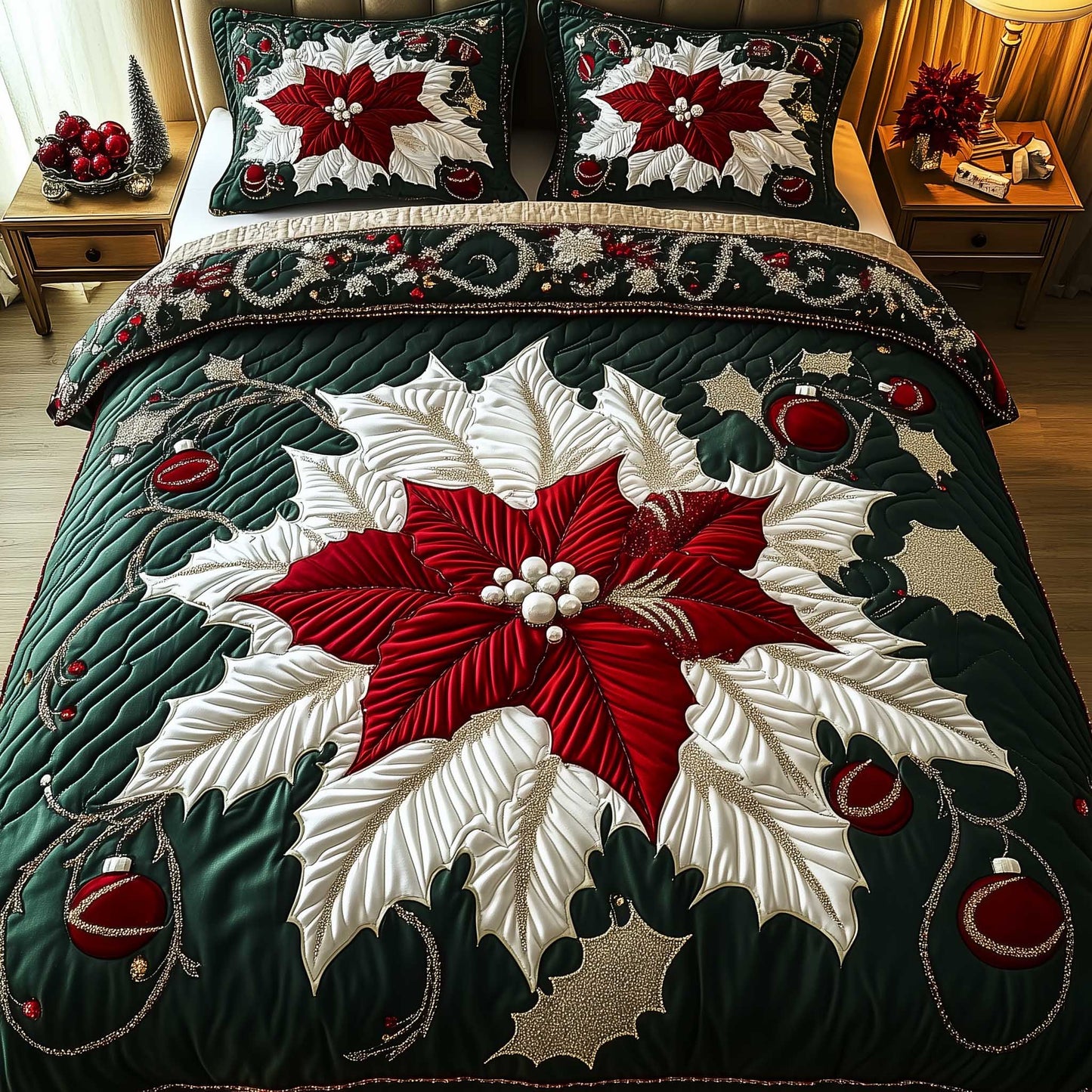 Holiday Petal Duvet Cover Set GFTOTP13660