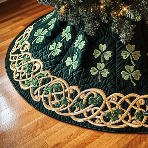 Irish Shamrock Quilted Tree Skirt GFTOTP13687