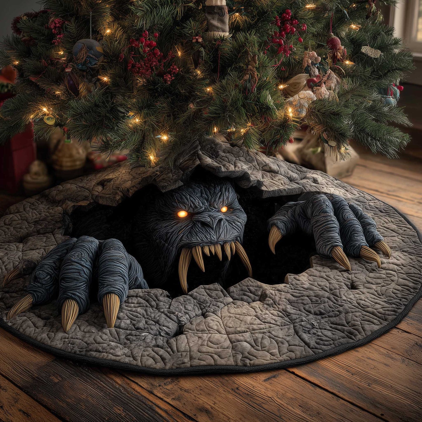 Spooky Shadows Quilted Tree Skirt GFTOTP13731