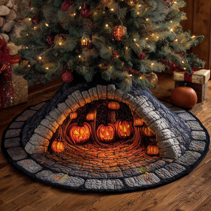 Spooky Shadows Quilted Tree Skirt GFTOTP13732