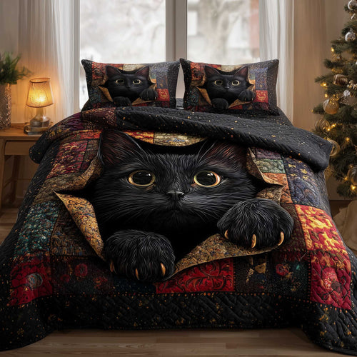 Yuletide Meow Duvet Cover Set GFTOTP13745