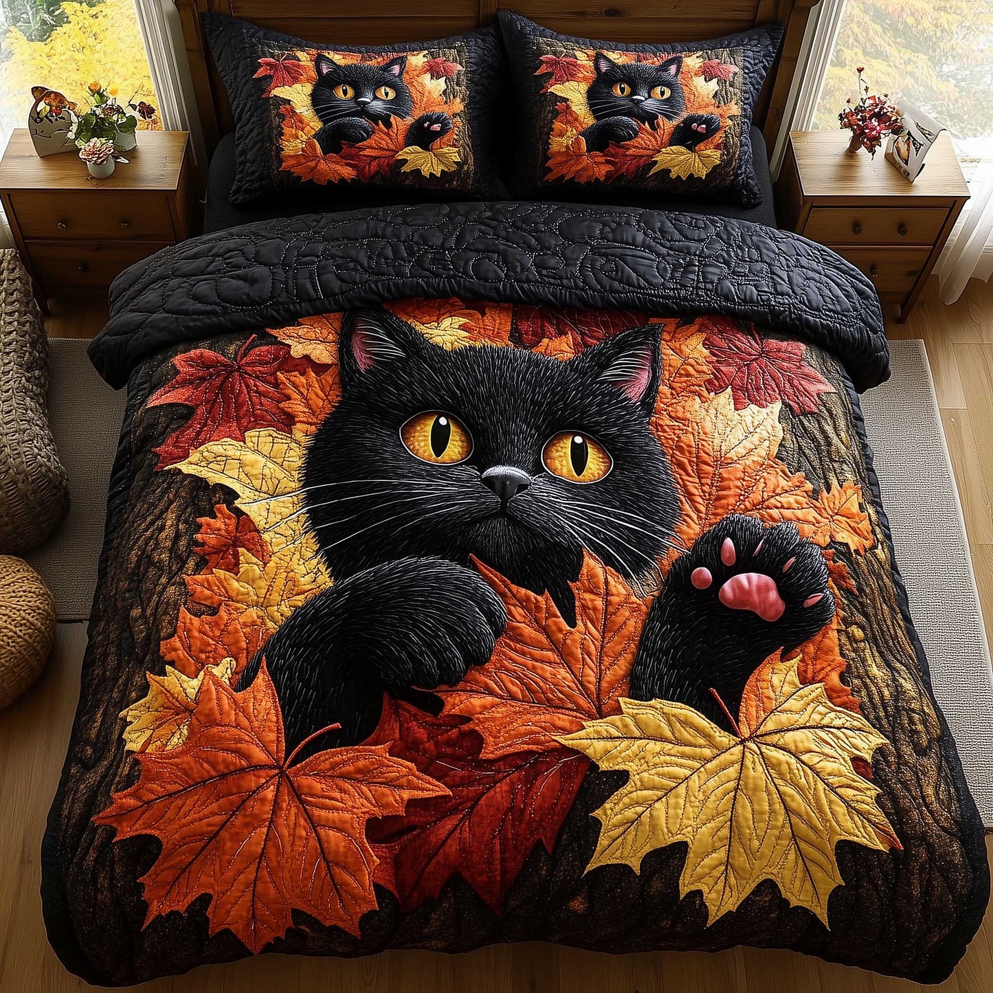 Rustic Purr Duvet Cover Set GFTOTP13749