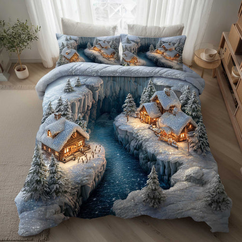 Holiday Townscape Duvet Cover Set GFTOTP13757