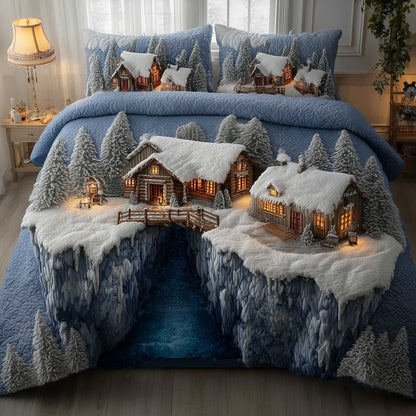 Holiday Townscape Duvet Cover Set GFTOTP13758