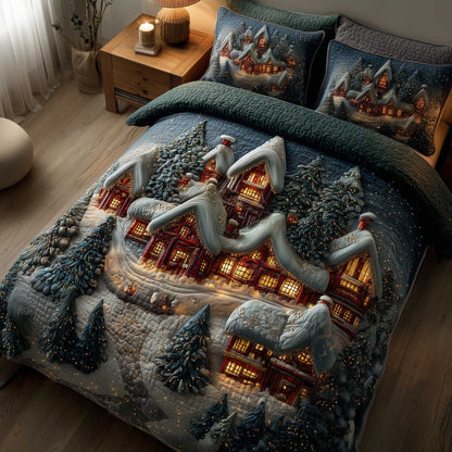 Holiday Townscape Duvet Cover Set GFTOTP13761